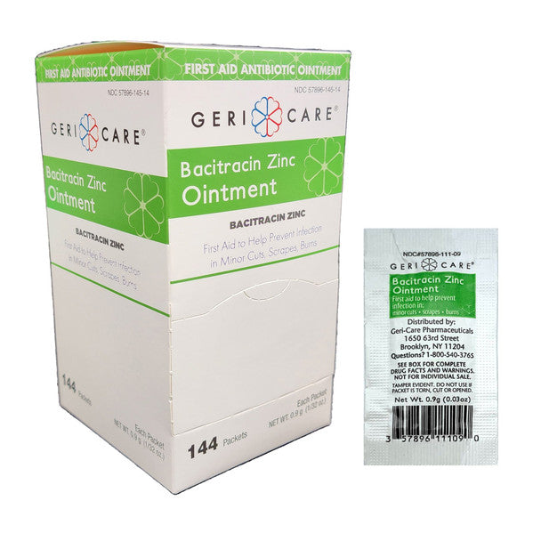 Pommade antibiotique de premiers secours Geri-Care - Paquet individuel