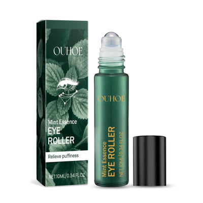 Mint Essence Eye Roller, Fade Fine Lines Crow's Feet Moisturizing Elastic Eye Anti-Wrinkle - Korvel