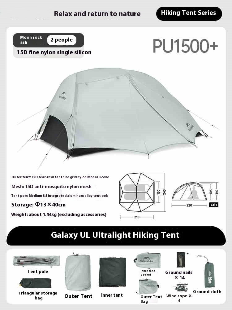 Ultralight Double Camping Tent for Outdoor Adventures
