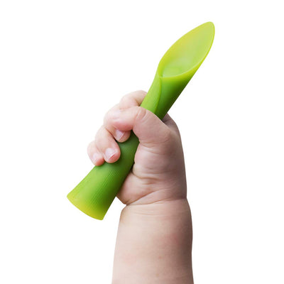 Olababy 100% Silicone Soft-Tip Training Spoon for Baby Led Weaning 2pack - Korvel