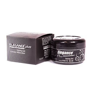 Gel Noir Elegance Plus pour Couvrir les Cheveux Blancs - 100ml