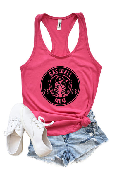 Baseball Mom Racerback Tank Top