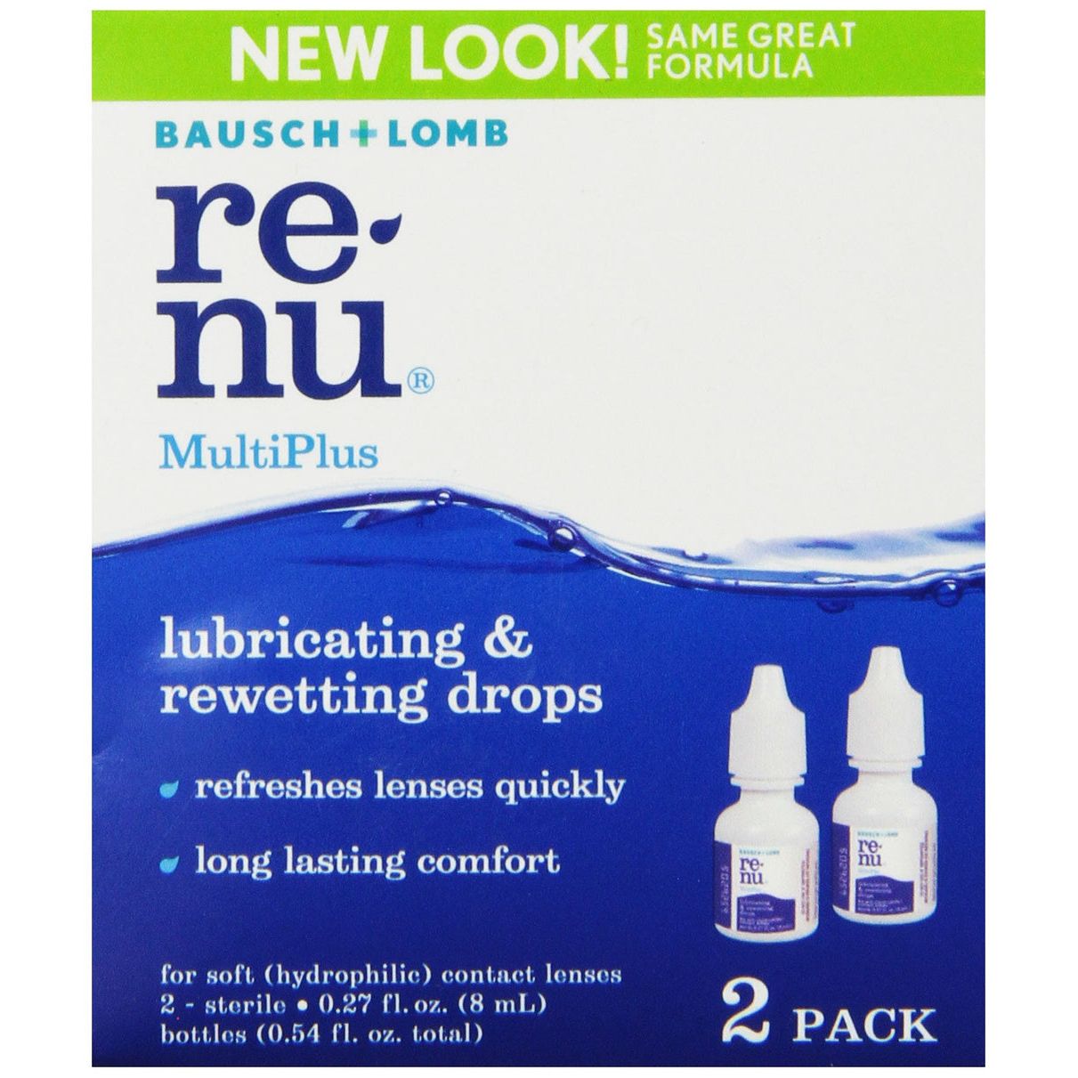 Bausch + Lomb ReNu MultiPlus Gotas Lubricantes y Humectantes