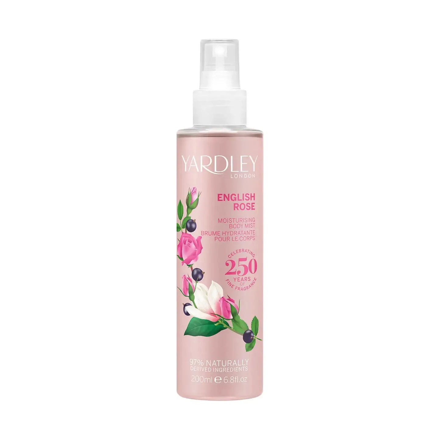 Yardley English Rose Body Mist - 6.8 Fl Oz