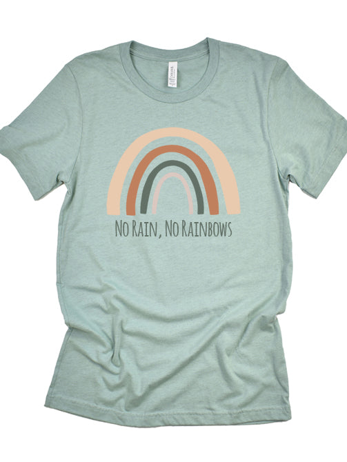 No Rain No Rainbows Unisex T-Shirt - Korvel