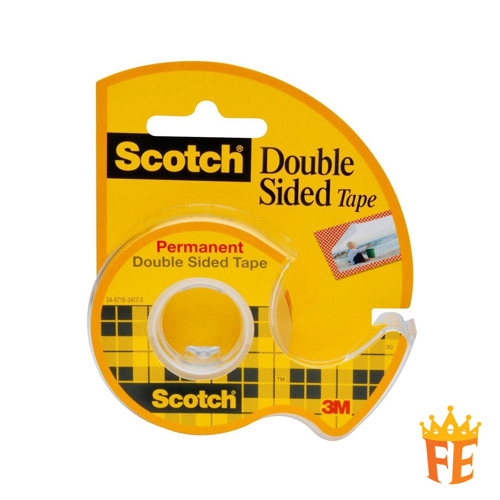 Ruban adhésif double face permanent Scotch avec distributeur manuel