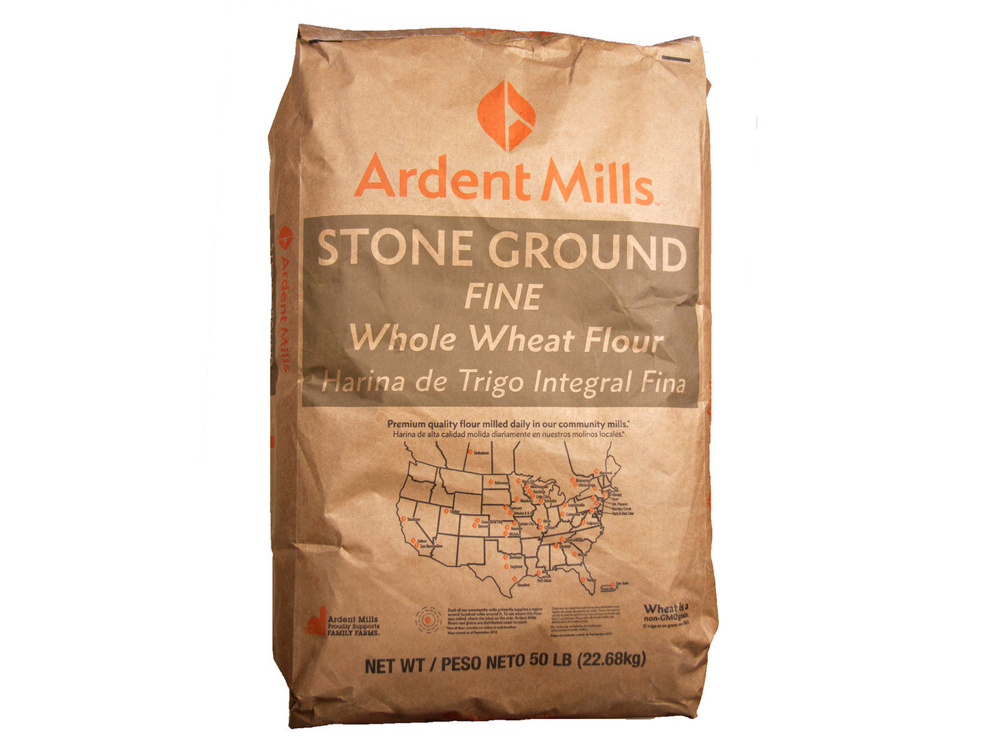 Farine de blé entier finement moulue Ardent Mills, 50 lb