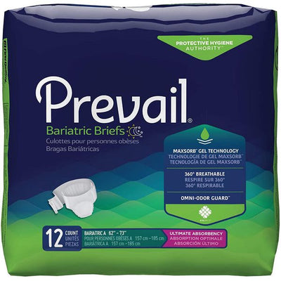 Prevail First Quality Unisex Adult Incontinence Briefs - 12 Count