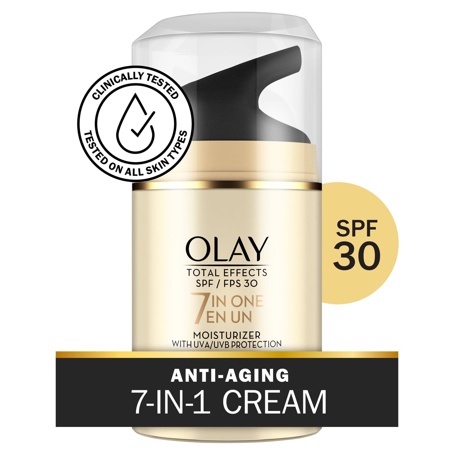 Olay Total Effects 7 En Un Crème Hydratante Visage SPF 30, 1,7 Fl Oz