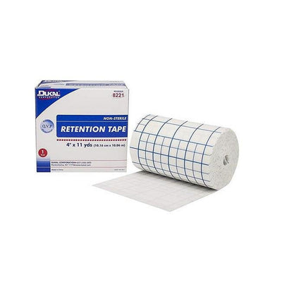 Dukal 8221 4 In. X 11 Yards Pre-Cut Retention Tape