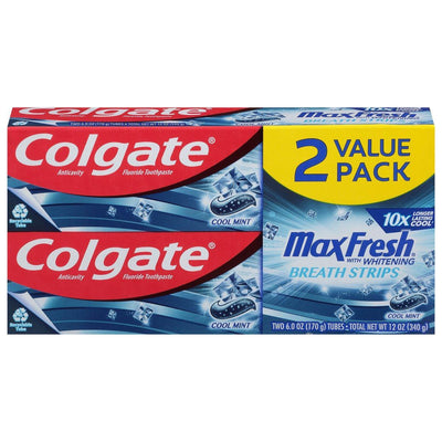 Pasta de dientes Colgate Max Fresh, Cool Mint, 2-Pack