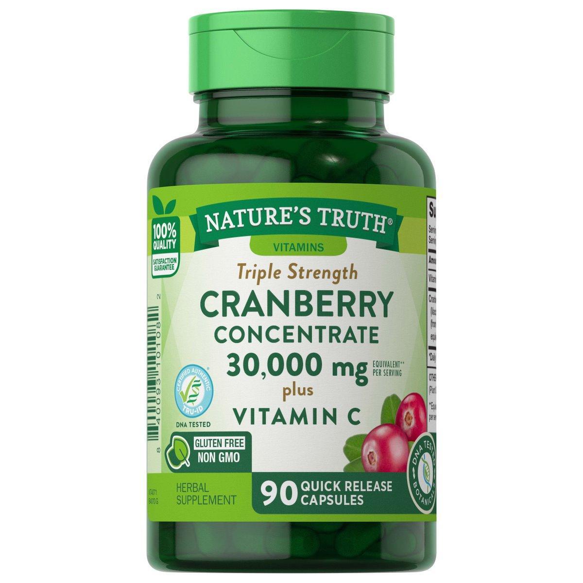 Concentrado de Arándano Triple Fuerza de Nature's Truth con Vitamina C