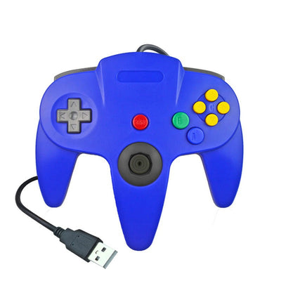 N64 USB wired game controller N64 appearance PC controller retro classic game console appearance controller - Korvel