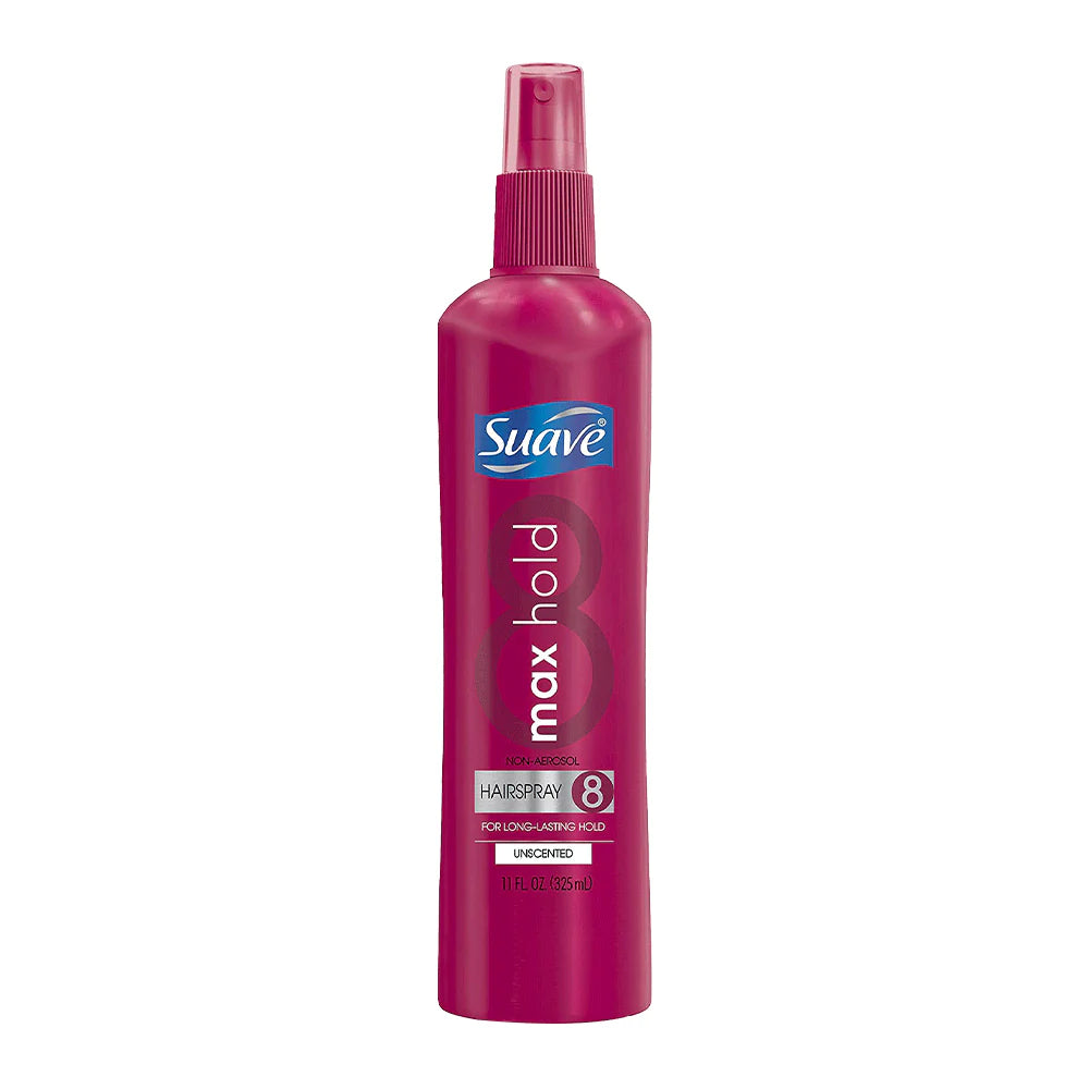 Suave Essentials Max Hold Unscented Non-Aerosol Hairspray - 11 Fl Oz
