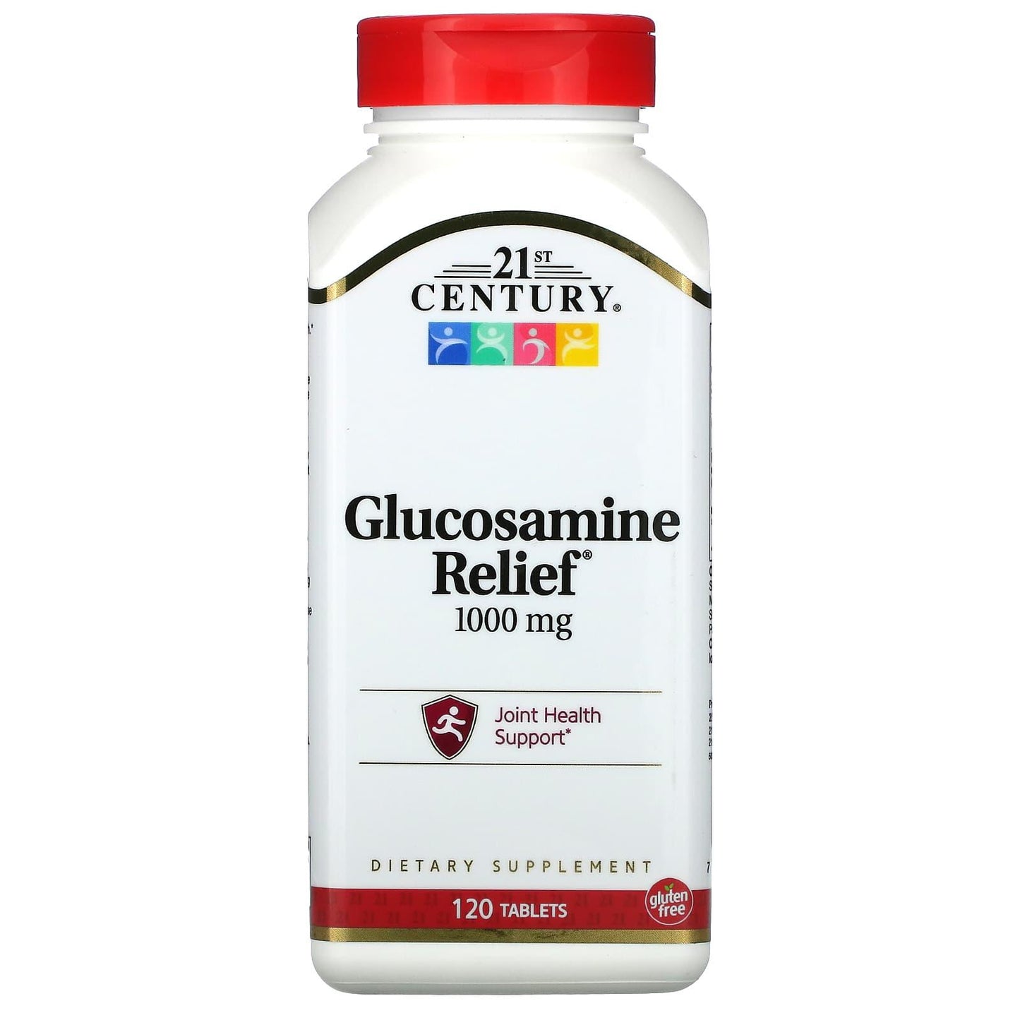 Tabletas de Alivio de Glucosamina del Siglo XXI, 1000 Mg - 120 Conteo