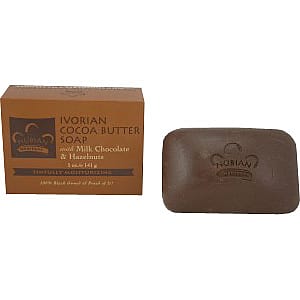 Savon Bar au Beurre de Cacao Ivoirien Nubien, 5 Oz