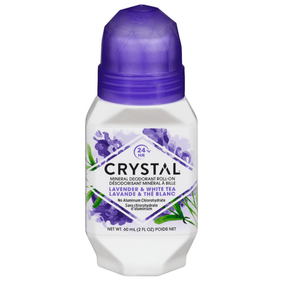 Déodorant Minéral Roll-On Crystal Essence Lavande & Thé Blanc