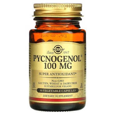 Solgar Pycnogenol, 100 Mg, 30 Cápsulas Vegetales