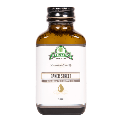 Stirling Soap Co. Baker Street Beard & Preshave Oil - 3 Oz