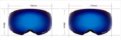 Compass Ski Goggles - Double-Layer Anti-Fog Lens