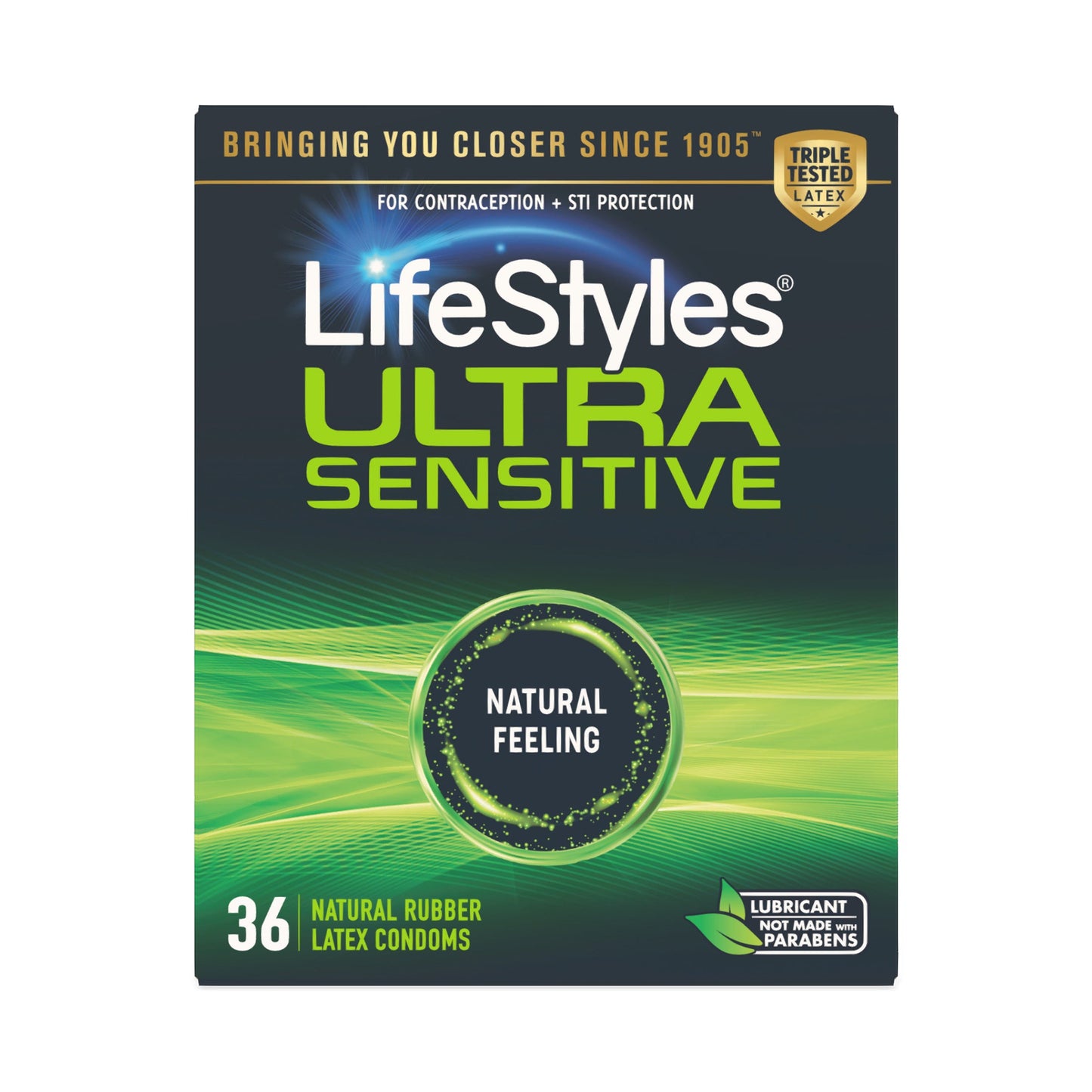 Condones Ultra Sensibles LifeStyles - Paquete de 36