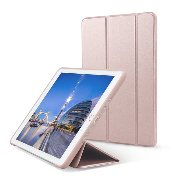 Premium iPad 9.7 Inch Case - Soft Silicone & PU Leather