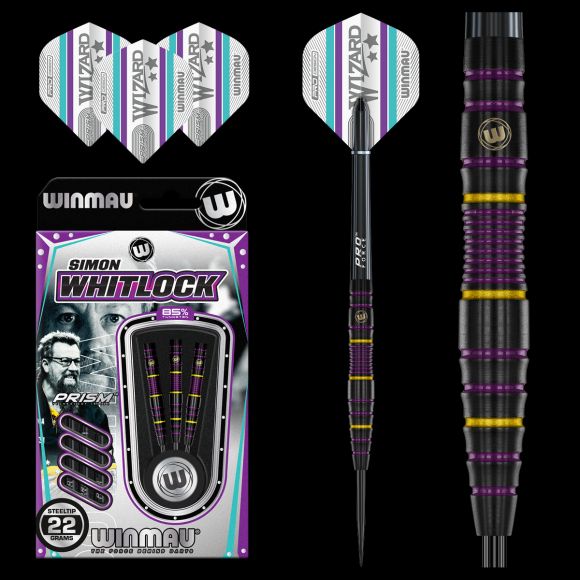 Dardos de Punta de Acero Pro-Series 85% Simon Whitlock