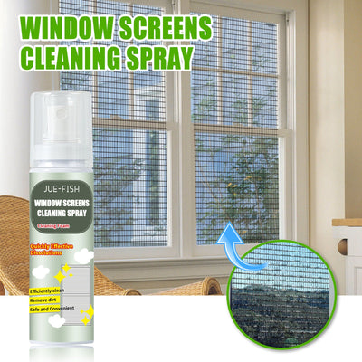 Window Cleaning Spray, Window Screen Cleaning Strong Decontamination Oil Stain Clean Bright Foam Spray - Korvel