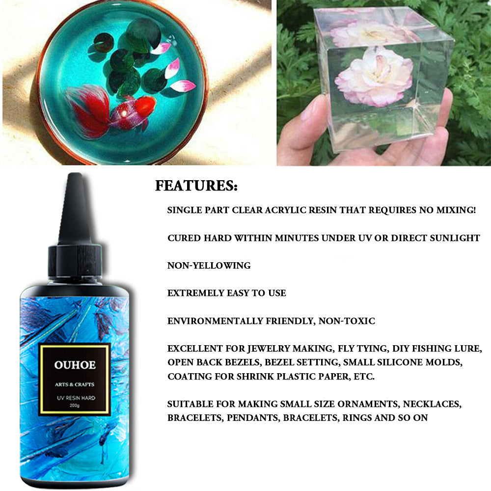 Premium UV Curable Adhesive for Acrylic and Ceramic