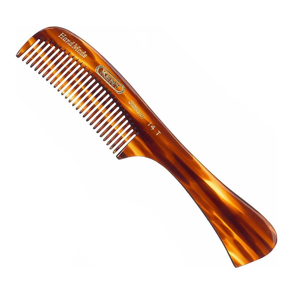 Peine de Pelo de Dientes Anchos Kent Hecho a Mano 14T