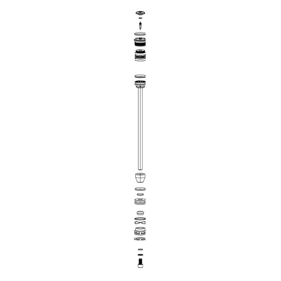 RockShox Solo Air Spring para Bluto SA 100 120mm