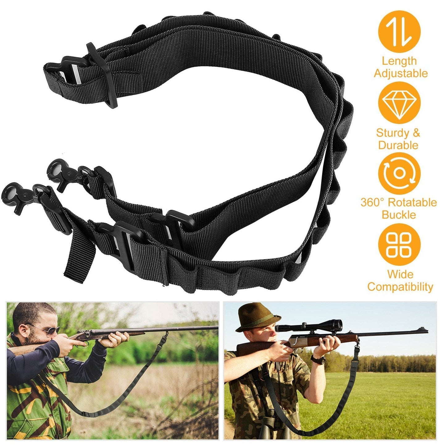 GBruno Tactical Shotgun Sling - Durable & Adjustable