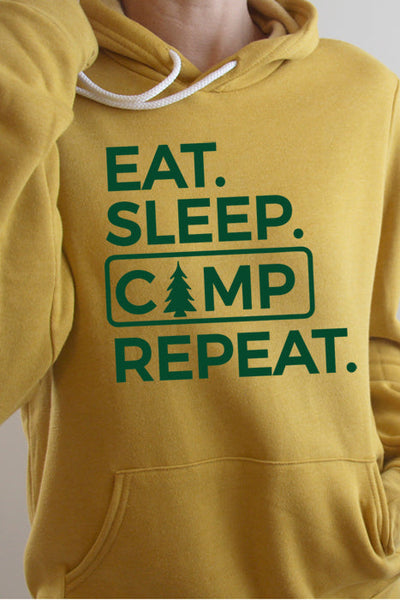 Eat Sleep Camp Repeat Hoodie