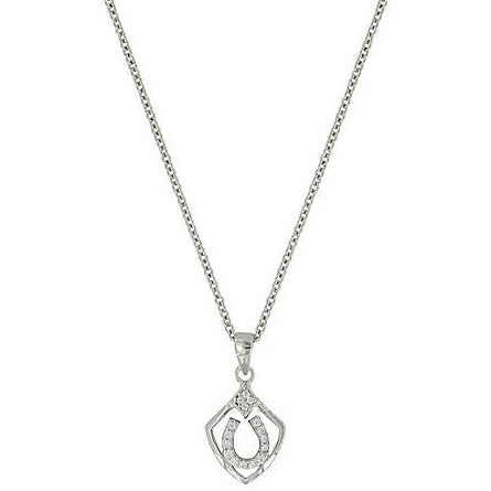 Horseshoe Shield Pendant Necklace - Korvel