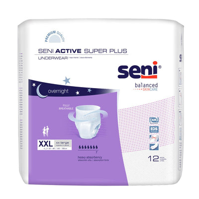 Seni Active Super Plus Incontinence Underwear - Overnight Absorbency