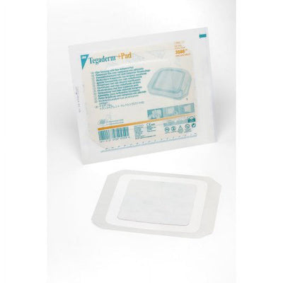 3M Tegaderm +Pad Film Dressing, 6 x 6 Inch, 5 Pieces
