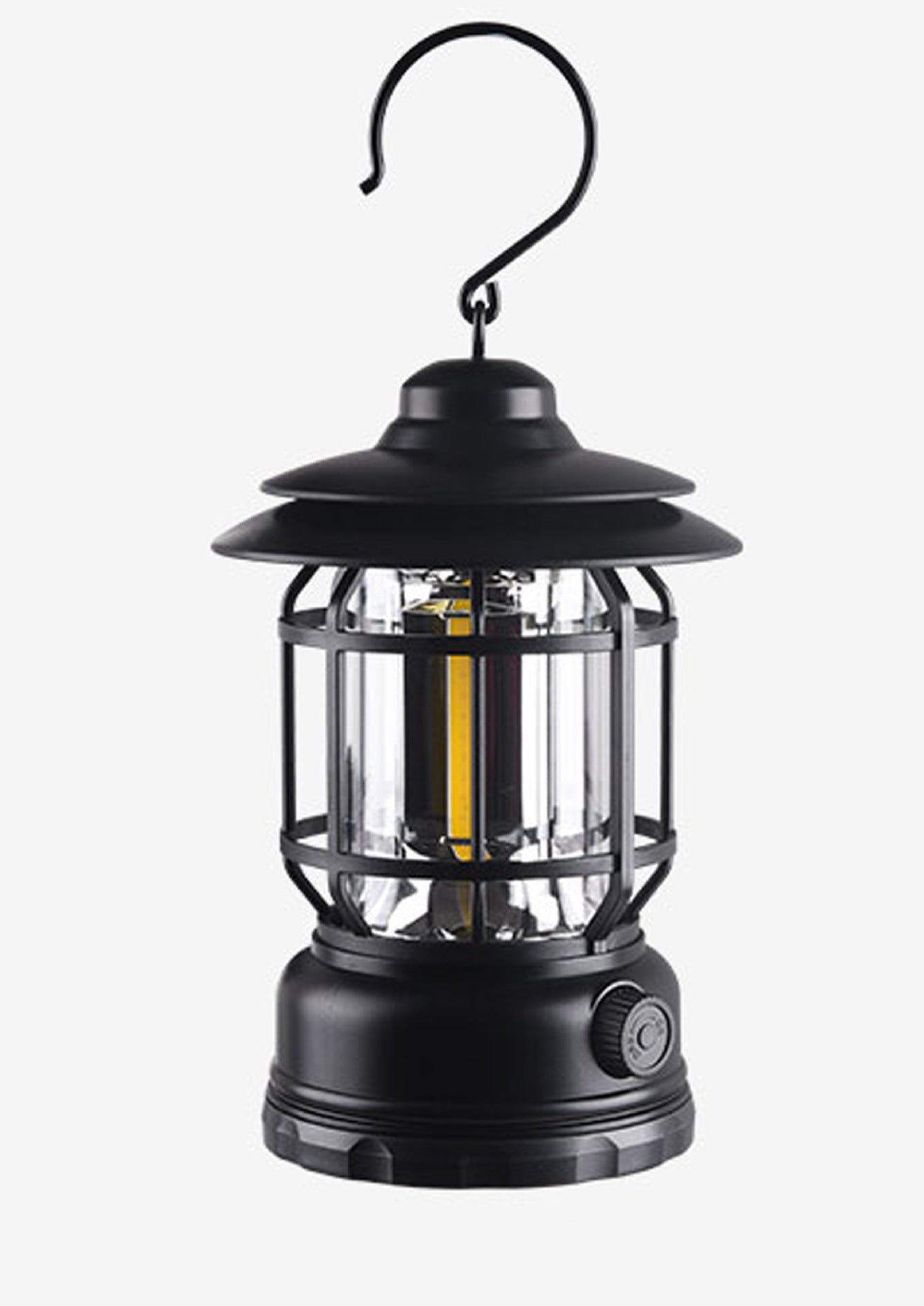 Retro Portable Camping Lamp with Stepless Dimming