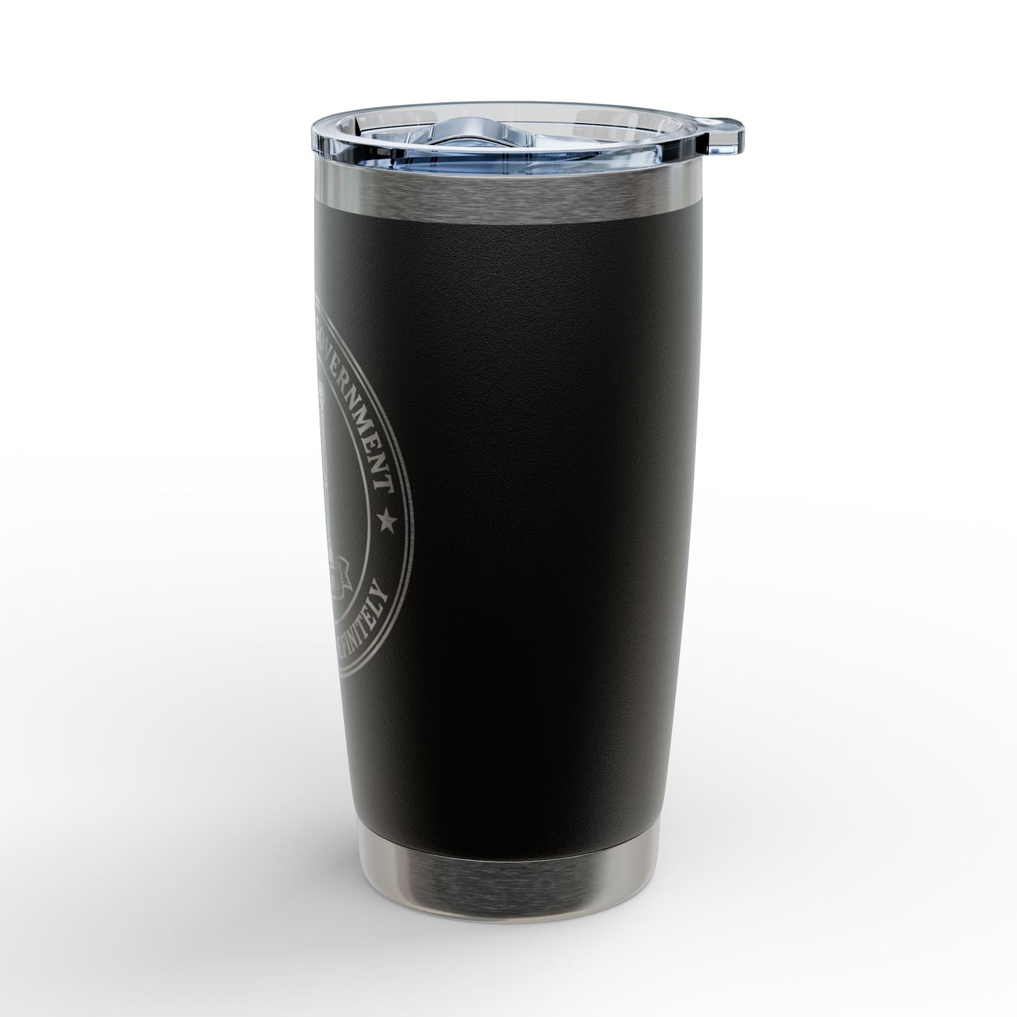 Tasse en acier inoxydable gravée de 20 oz - Veuillez patienter indéfiniment