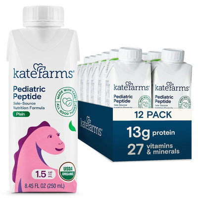 Kate Farms Pediatric Peptide 1.5 Nutrition Formula - Pack of 12