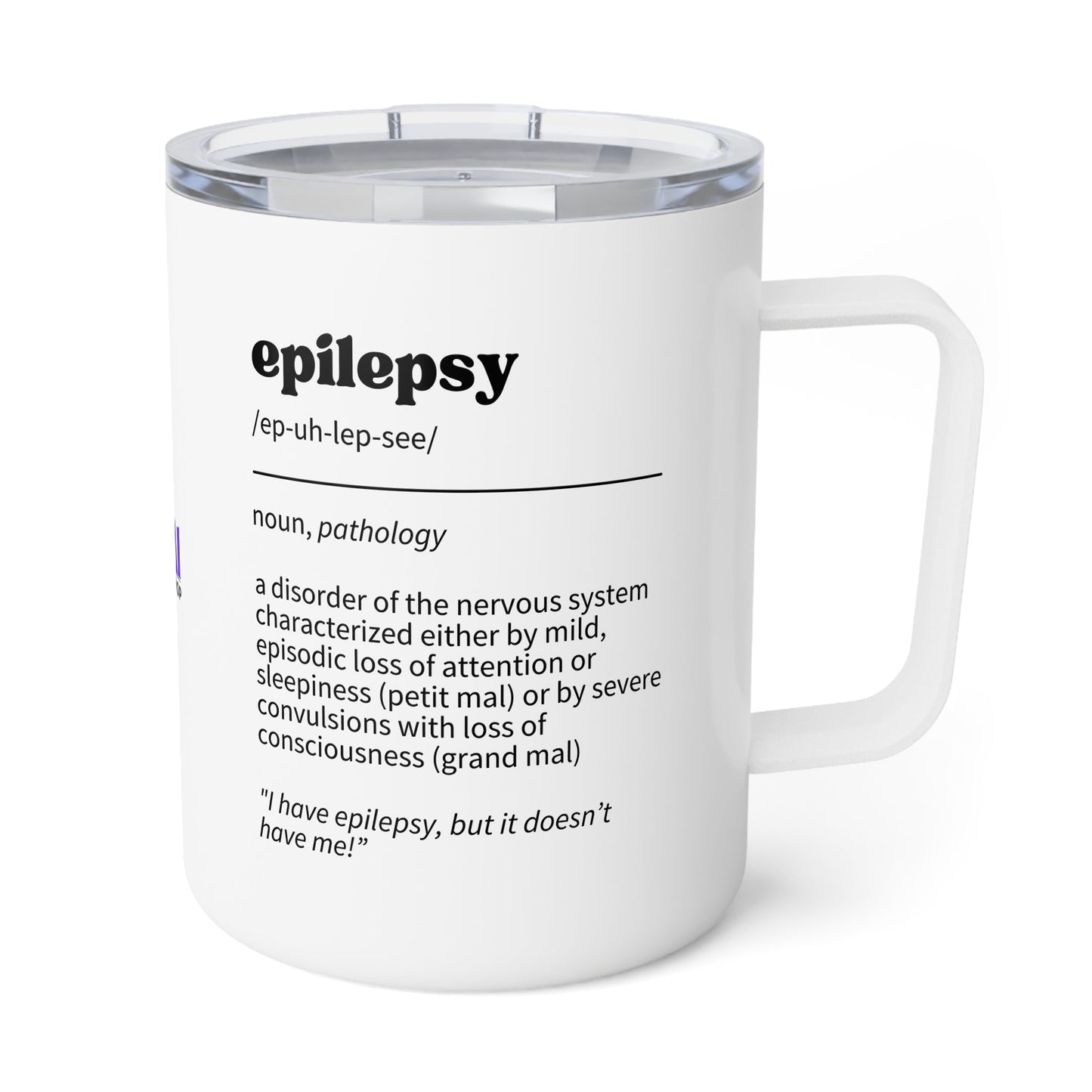 Mug Isotherme Définition de l'Épilepsie - 10oz