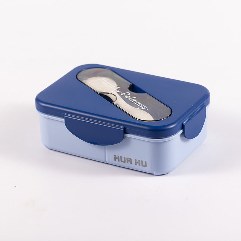 Japanese style simple portable compartment lunch box microwaveable lunch box - Korvel