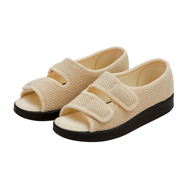 Silverts Easy Closure Open Toe Sandal for Indoor & Outdoor Use