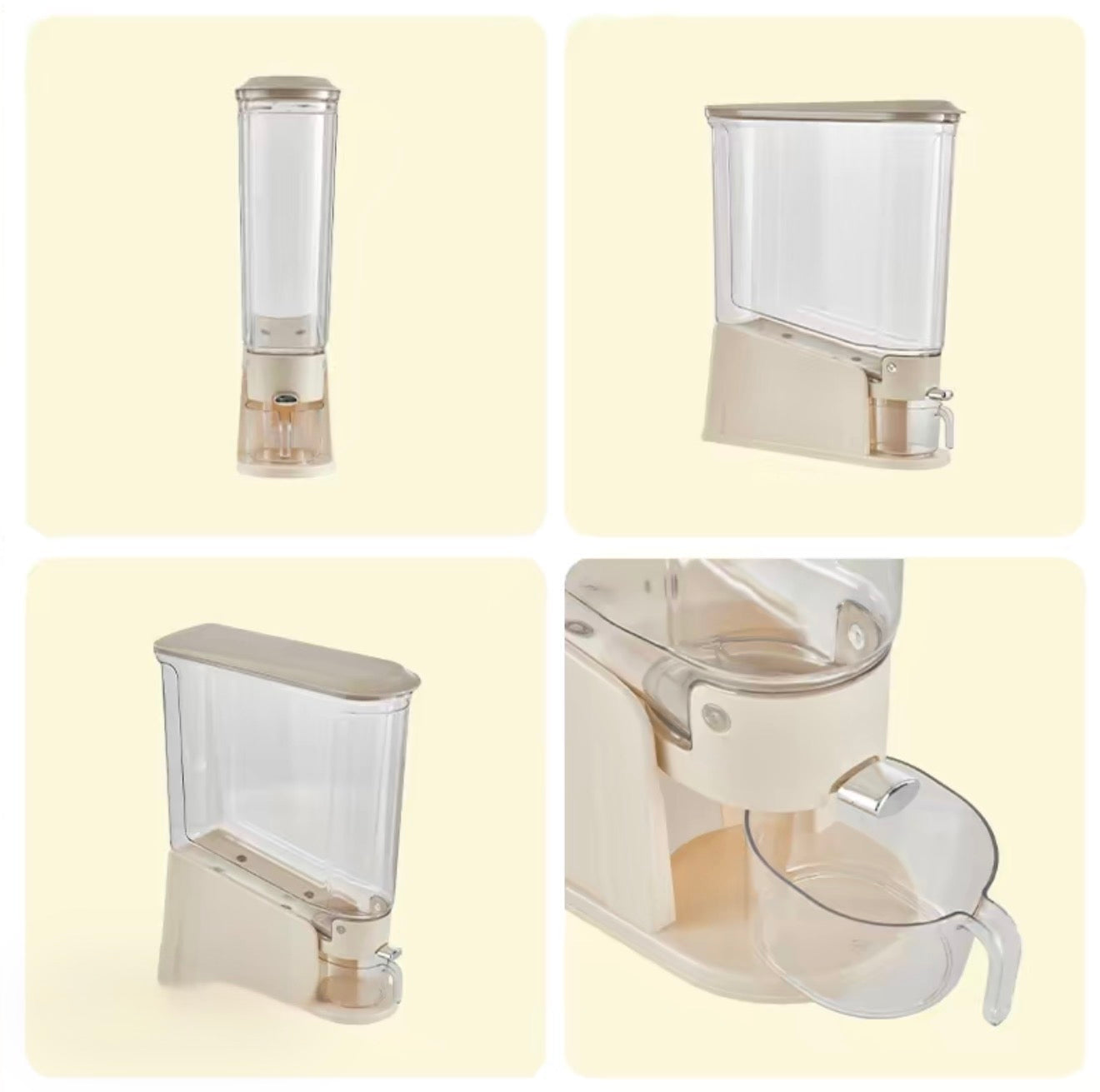 GrainGuard Rice Dispenser - Premium Food Storage Solution