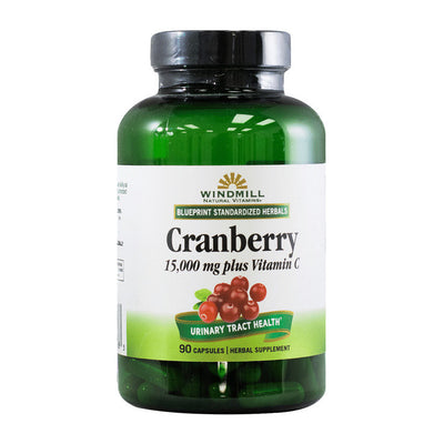 Windmill® Cranberry Plus Vitamine C – 15 000 mg (90 Capsules)