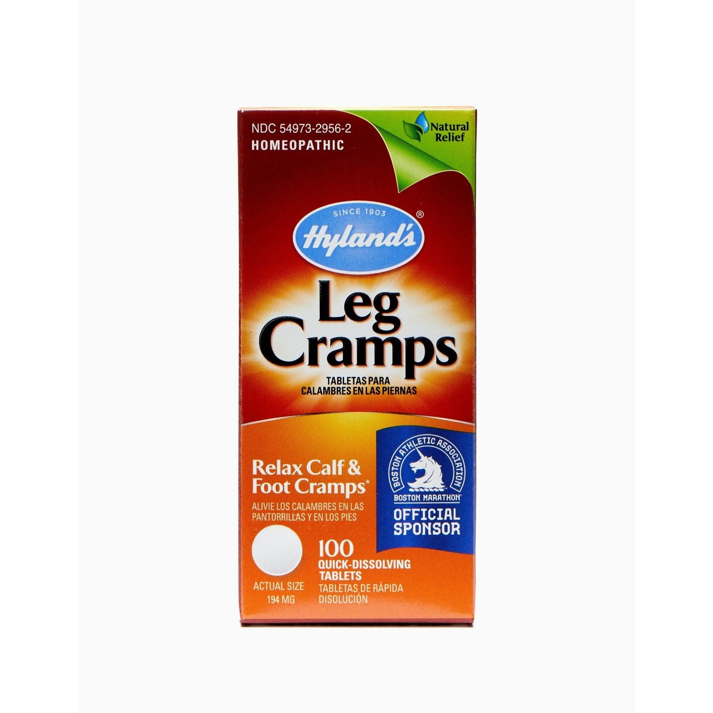 Comprimés Hyland's pour les crampes aux jambes, 100 unités