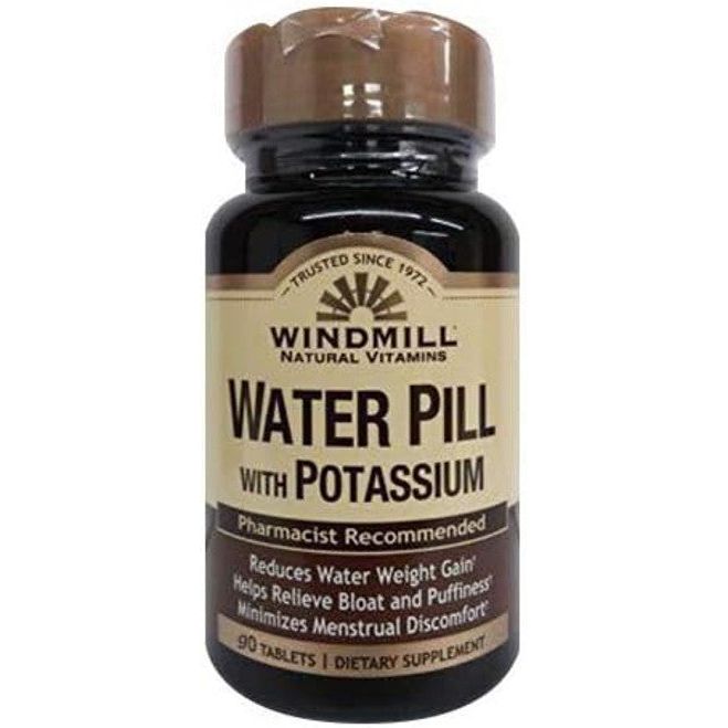Windmill Health Water Pill with Potassium Tablets