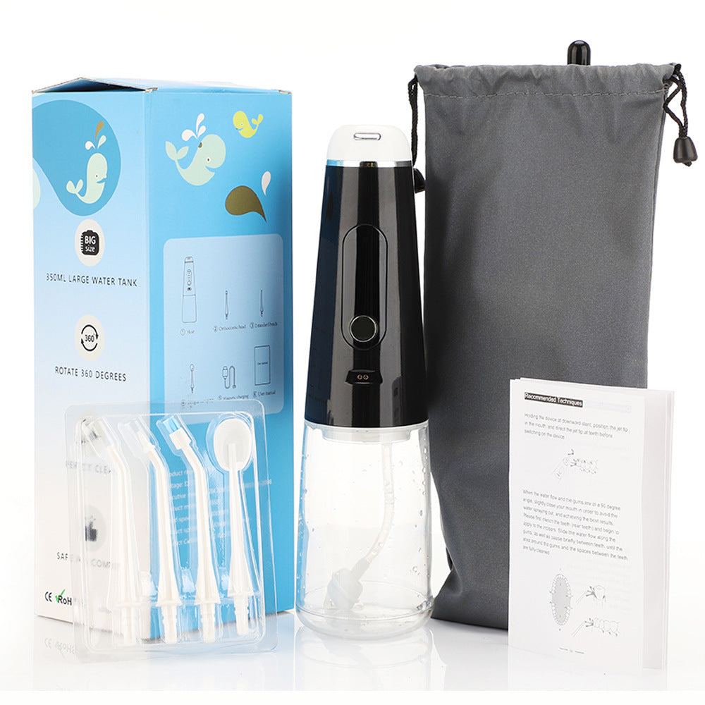 350ml Magnetic Suction Charging 4-Head Tooth Washing Machine Household Water Spray Tooth Portable Cleaning Tooth Cleaning Machine - Korvel