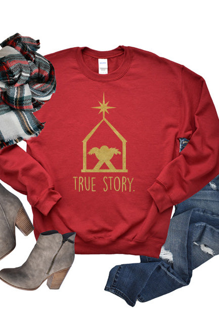 True Story Unisex Cozy Sweatshirt - Korvel
