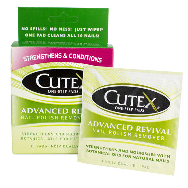 Cutex Lingettes Démaquillantes pour Vernis à Ongles - Rénovation Avancée