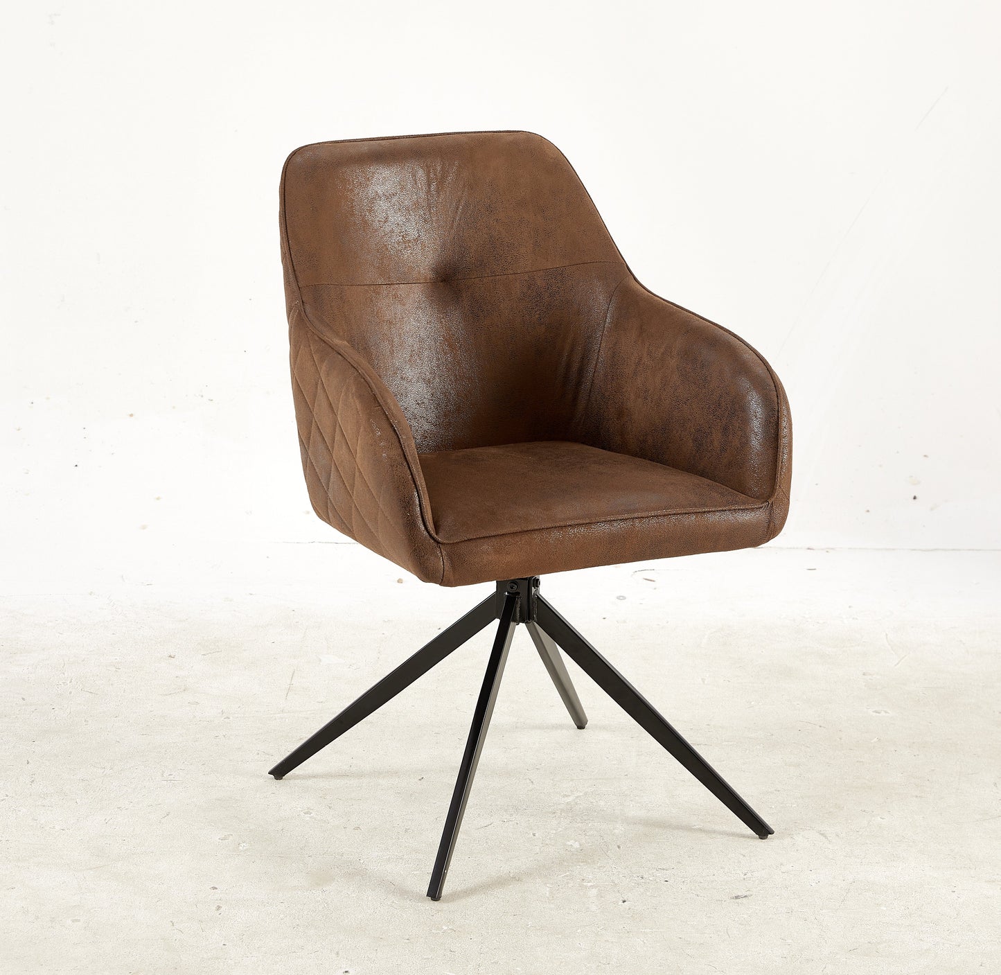 Modern chairs (2 sets) with soft iron leg cushions and comfortable backrest double layered chairs - Korvel